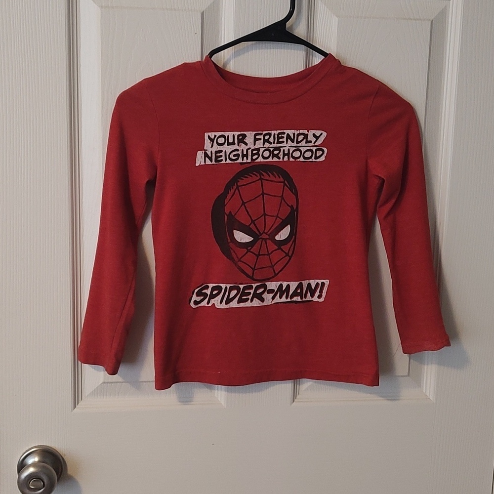 Boy spider-man long sleeve tee